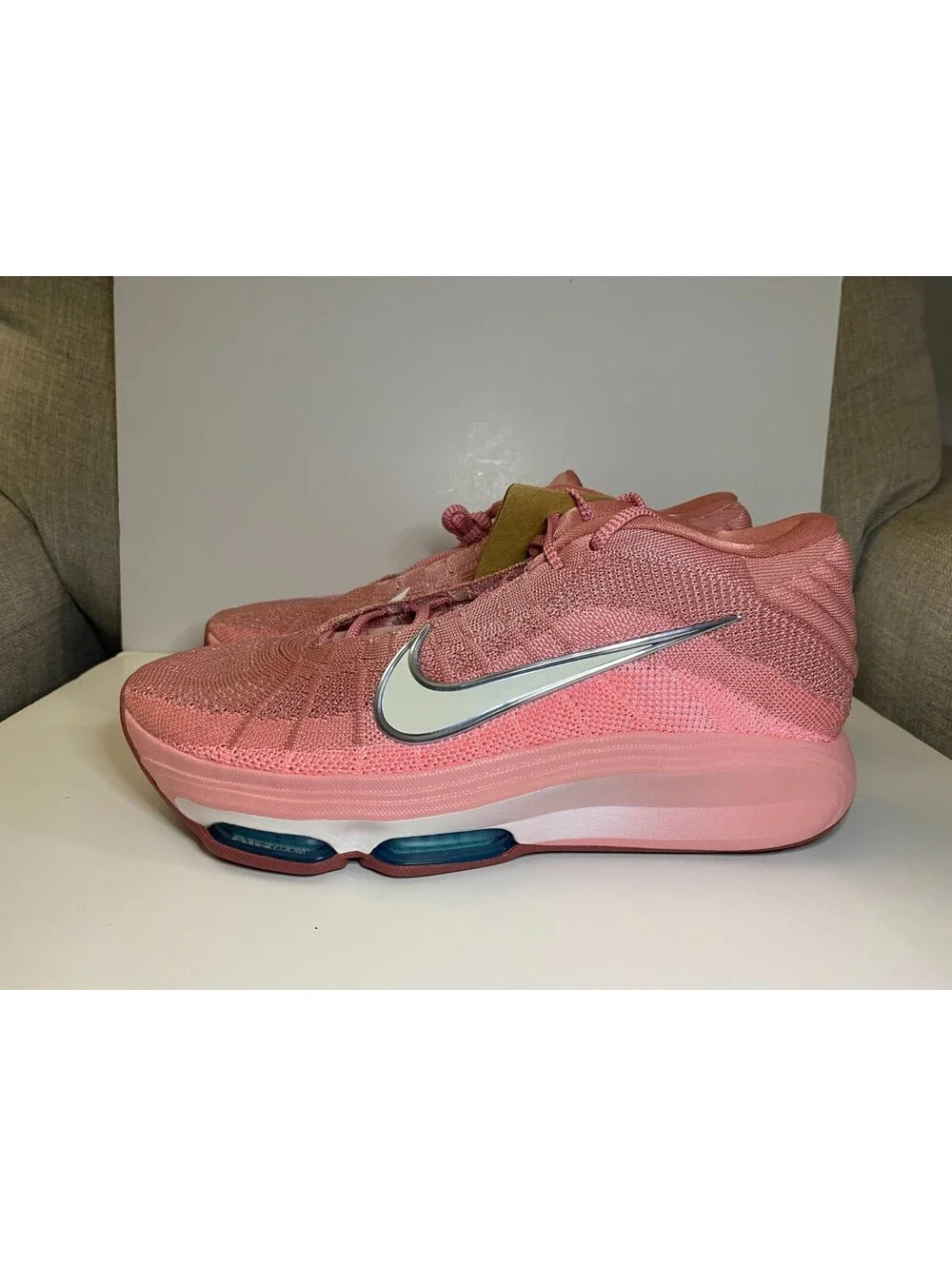 Nike Air Zoom G.T. Hustle 3 FV5953-602 Mens Sneakers US 12 Pink Basketball Shoes